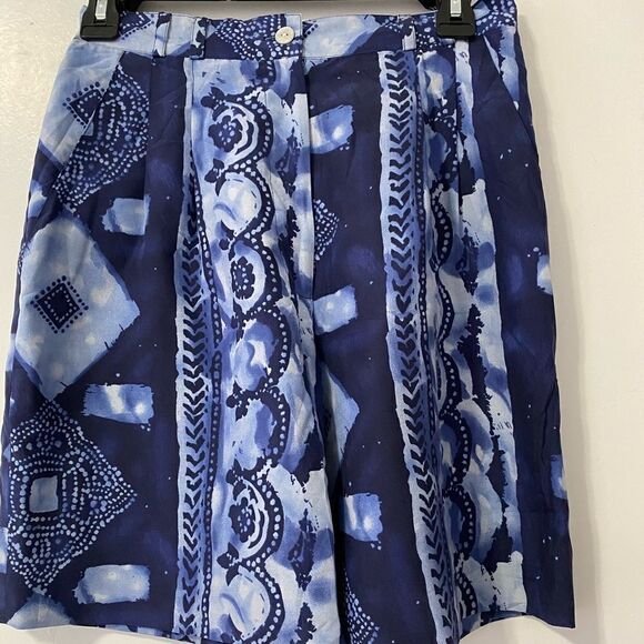 Vintage Rafaella Petites Silk Shorts - Picture 1 of 6